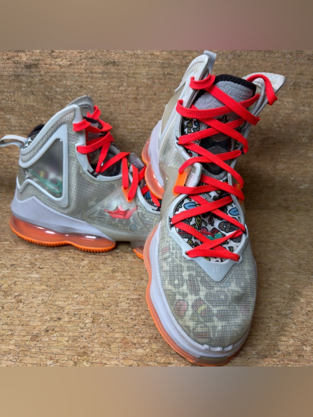 Nike LeBron 19 “Fast Food” Basketball Shoes – Size 13